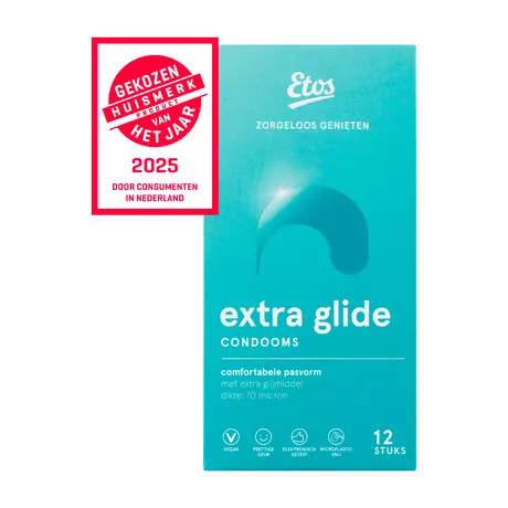 Etos Extra Glijmiddel Condooms 12 stuks