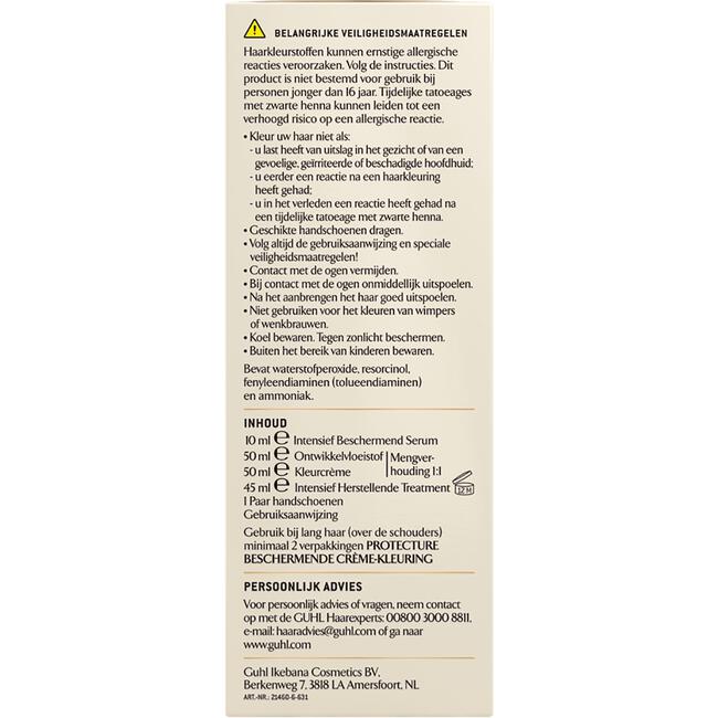 Guhl Protecture Beschermende Crème-Haarkleuring 6 Donkerblond 2x50 ML