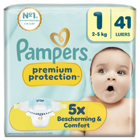 Pampers Premium Protection Luiers Maat 1 2-5 KG 41 stuks
