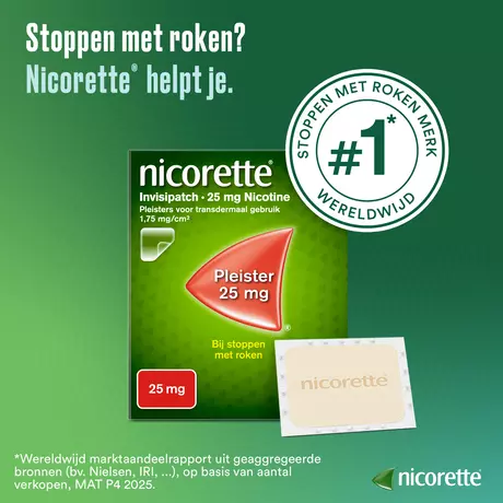 Nicorette Pleister 15 mg Nicotine 7 Stuks