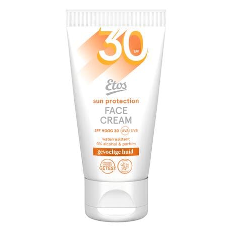Etos Zonnebrand Gezicht SPF30 Gevoelige Huid 50 ML