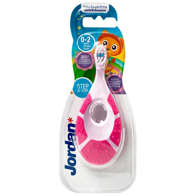 Jordan kindertandenborstel Step 1 Baby (0-2 Jaar)