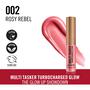 Rimmel London Multi Tasker Turbocharged Glow Liquid Illuminator Blush - Roze - 002 Rosy Rebel