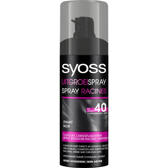 Syoss Uit Groeispray Zwart