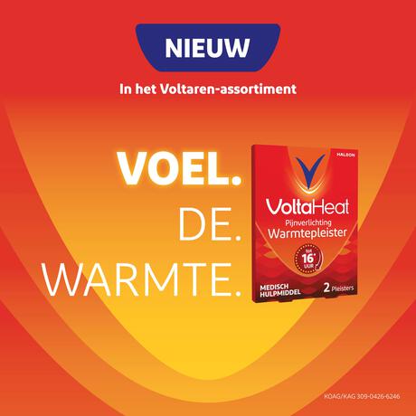 VoltaHeat Pijnverlichting Warmtepleister 2 stuks