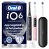 Oral-B iO 6 Zwart & Roze Duo Elektrische Tandenborstels