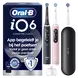 Oral-B iO 6 Zwart & Roze Duo Elektrische Tandenborstels