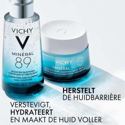 Vichy Mineral 89 100U Rijke Hydraterende Crème zonder parfum