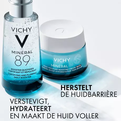 Vichy Mineral 89 100U Rijke Hydraterende Crème Zonder Parfum 50 ML