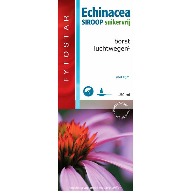 Fytostar Echinacea siroop suikervrij 150 ML