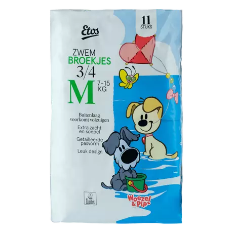 Etos Woezel & Pip Zwemluiers Maat M 11 stuks