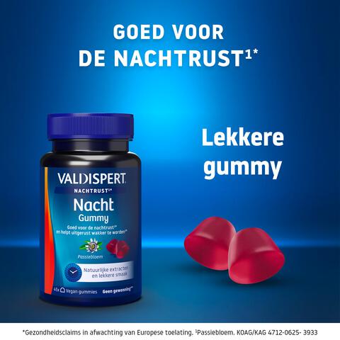 Valdispert Night Time Natural Gummies 45 stuks