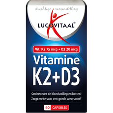 Lucovitaal Vitamine K2 + D3 Capsules 60 stuks
