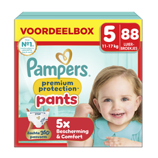 Pampers Premium Protection Pants Voordeelbox Luierbroekjes Maat 5 11-17 kg 88 stuks