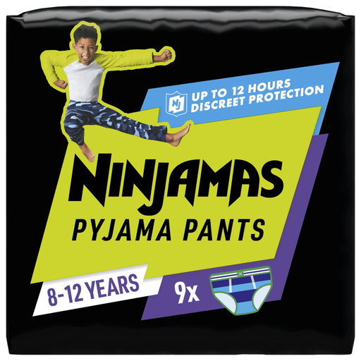 Ninjamas Pyjama Pants Jongen Maat 8 8-12 Jaar 9 stuks