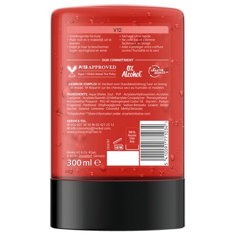 Taft Styling Gel V12 Gel 300 ML