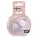 Difrax LOVI Prime Fopspeen 0-6M Lilac/Violet 2 stuks