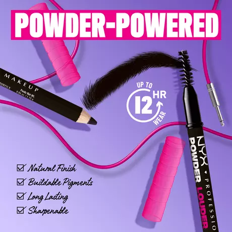 NYX Professional Makeup The Brow Powder Black