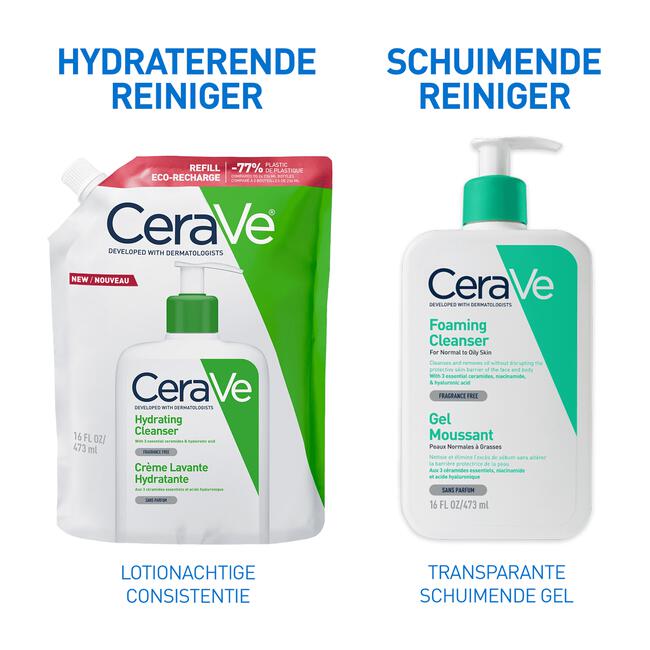 Cerave Hydraterende Reinigingscrème Navulling 473 ML