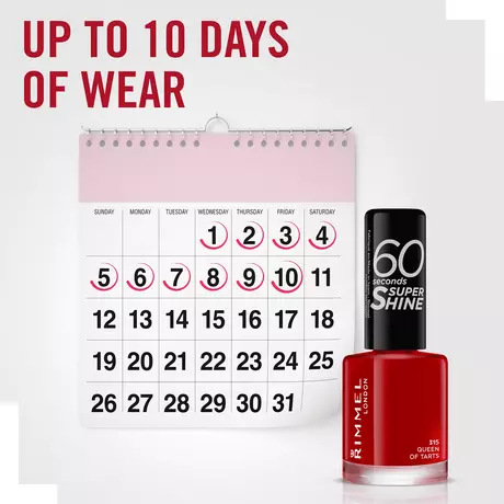 Rimmel London 60 Seconds SuperShine nagellak 315 Queen Of Tarts 8 ML
