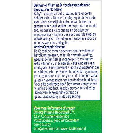 Davitamon Kind Vitamine D Smelttabletten Citroen