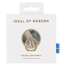 IDEAL OF SWEDEN Magnetic Ring Mount Golden Jade Marble 
