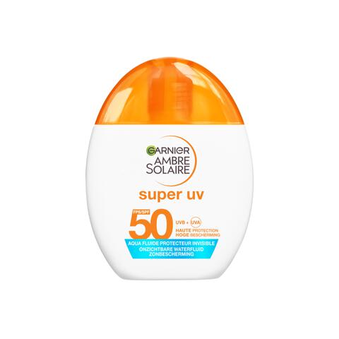 Garnier Ambre Solaire Super UV Face Refreshing Water Fluid Transparent SPF50+ 40 ML