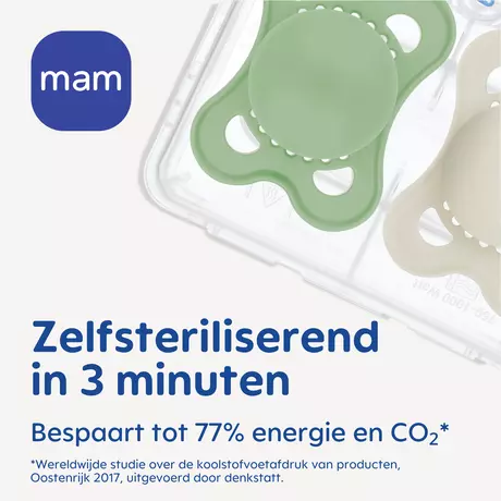 MAM Original Fopspeen Night 0-6 Maanden Blauw 2 stuks&nbsp;
