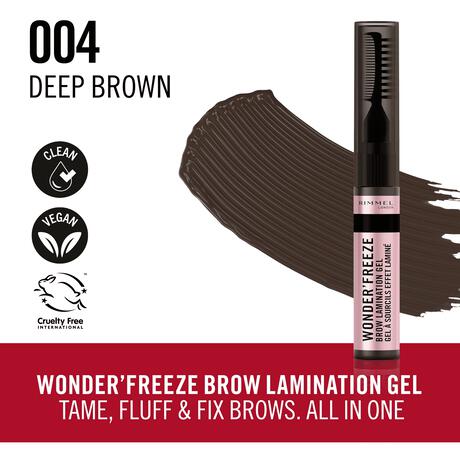 Rimmel London Wonder'freeze Wenkbrauwgel 004 Deep Brown 6 G