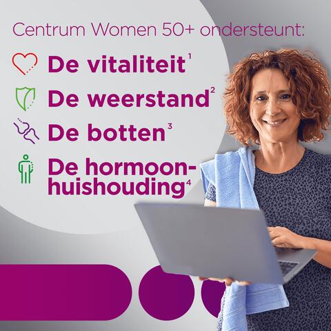 Centrum Women 50+ Multivitaminen Tabletten 30 stuks