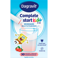 Dagravit Complete Start Kids Multivitamine Aardbei 30 stuks