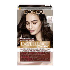 L'Oréal Paris Excellence Universal Nudes Permanente Haarverf 3U Donkerbruin