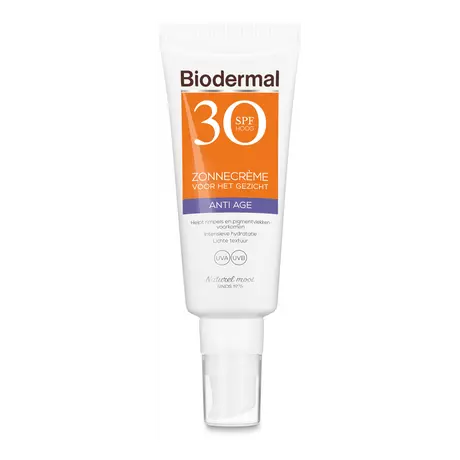 Biodermal Anti Age Zonnecrème voor het gezicht SPF30 40 ML