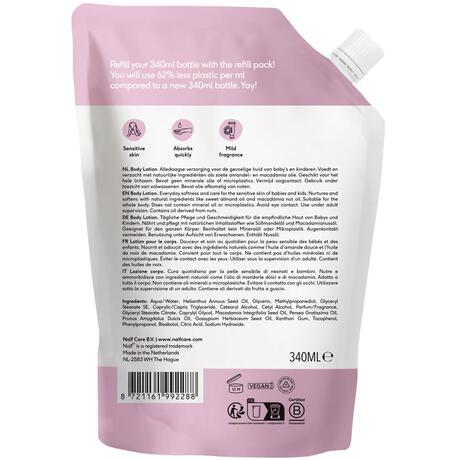 Naïf Baby & Kids Verzachtende Bodylotion Navulverpakking 340 ML