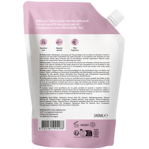 Naïf Baby & Kids Verzachtende Bodylotion Navulverpakking 340 ML