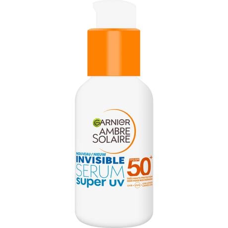 Garnier Ambre Solaire Dagelijkse Invisible Super UV SPF50 Onzichtbaar Zonnebrand serum