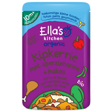Ella's Kitchen Kipkerrie sperziebonen kokos 190g 10+