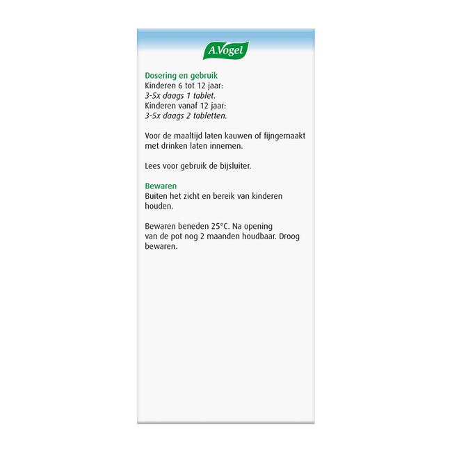 A.Vogel Echinaforce Junior bij Griep en Verkoudheid Tabletten 120 stuks