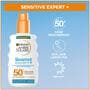 Garnier Ambre Solaire Sensitive Expert Hypoallergene Zonnebrand Spray SPF50 150 ML