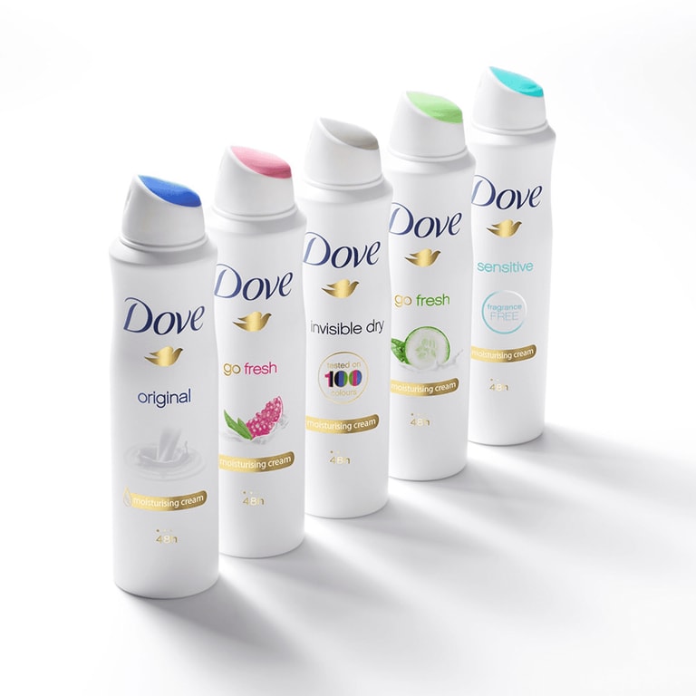 Dove Invisible Dry AntiTranspirant Spray 150 ML 150 ML Etos