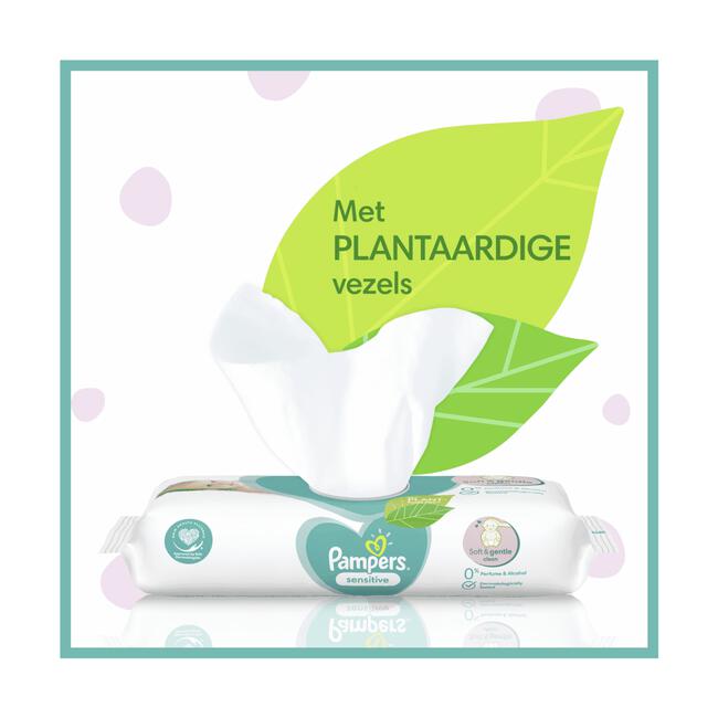 Pampers Sensitive Billendoekjes 2+1 Promo Pack 3x52 Stuks