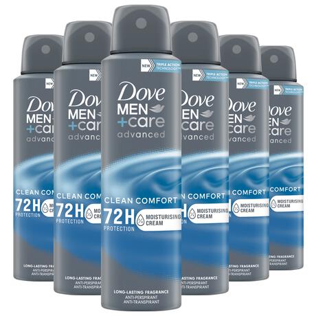 Dove Men+Care Clean Comfort Deodorant Spray 150 ML Multipack 6 stuks