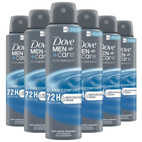 Dove Men+Care Clean Comfort Deodorant Spray 150 ML Multipack 6 stuks