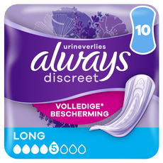 Always Discreet Incontinentieverband Long 10 Stuks