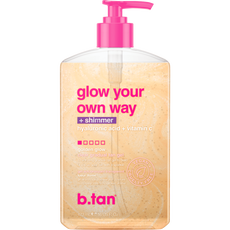 b.tan Glow Your Own Way Shimmer Gradual Self Tan Gel 473 ML