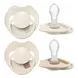 Difrax LOVI Prime Fopspeen 18M+ Coconut/Ivory 2 stuks