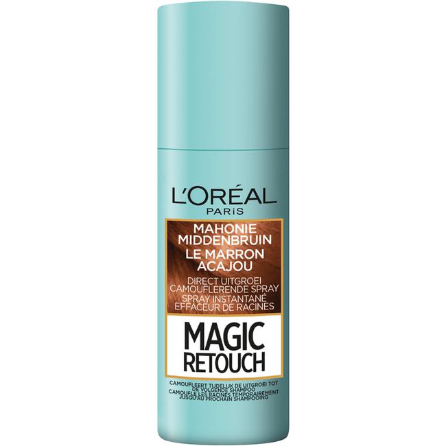 L'Oréal Paris Magic Retouch Camouflerende Uitgroeispray Mahonie Middenbruin 75 ML