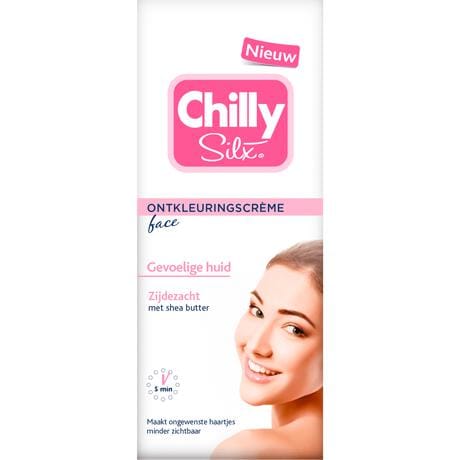 Chilly Silx Ontkleuringscrème Face Gevoelige Huid 60 GR