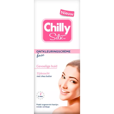 Chilly Silx Ontkleuringscrème Gezicht Gevoelige Huid 60 gram