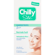 Chilly Silx Harsstrips Face Normale Huid 20 stuks